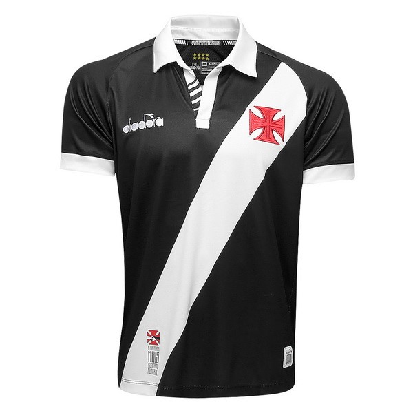 Vasco da Gama Diadora Trikot Heim 2019-20 Schwarz Fussballtrikots Günstig